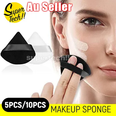 $6.88 • Buy 5/10x Cosmetic Puff Triangle Mini Make Up Tool MakeUp Cotton Sponge Powder Puffs