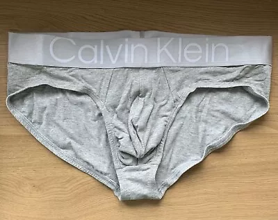 Calvin Klein Grey Hip Brief - Body-defining Fit - Size Large. Brand New. • £14.99