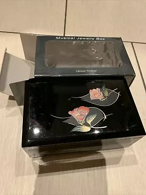 Lacquered Musical Jewellery Box Brand New 5”x3”x2.5” • £5
