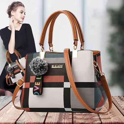 $78.53 • Buy Women's Tote Rustic Handbag Genuine Fashion Shoulder Purse Satchel Crossbody Bag