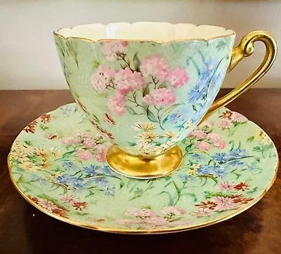 £48.45 • Buy Shelley Melody Tea Cup & Saucer Ripon Shape