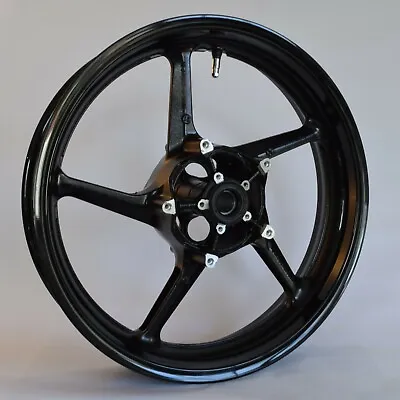 NEW GLOSS BLACK Front Wheel Yamaha 2015-2021 R1 2018-2020 R6 Rim WITH ABS • $159.09