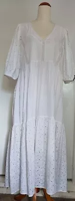 Lovely White Maxi Dress- New With Tags ! • $30