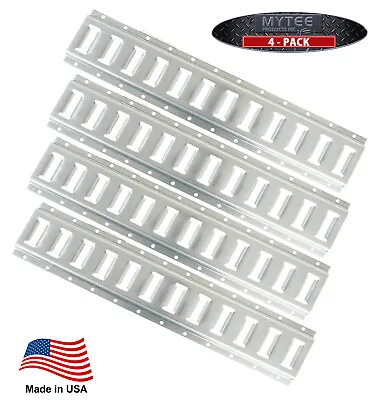 4 Pack 2' E-Track Horizontal Rail Galvanized Made In USA For Truck Trailer Cargo • $44.99