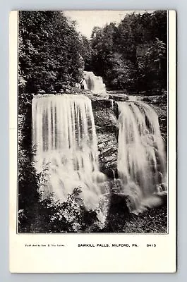 Milford PA-Pennslyvania Sawkill Falls Waterfalls Vintage C1911 Postcard • $8.99
