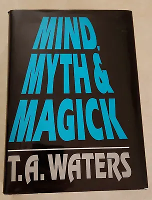 TA Waters Mind Myth & Magick 828 Pgs Mentalism Tarot ESP -HUGE MAGIC Tricks BOOK • $189.90