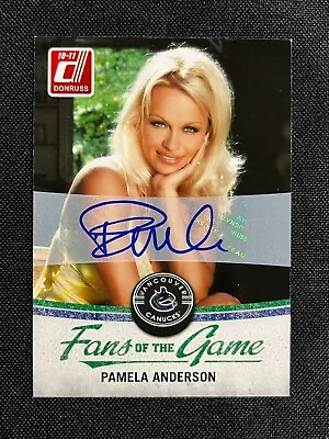 $174.99 • Buy 2010 Donruss Fans Of The Game Pamela Anderson #2 Autograph Card AA ND