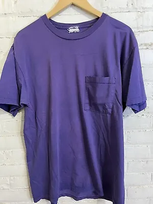 Vintage Blank Pocket T-shirt XL/XXL Sibgle Stitch Burnout Grunge Worn Thin Vtg • $20