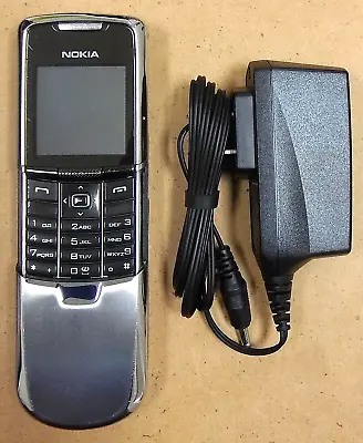 Nokia 8801 / Sirocco - Silver ( T-Mobile ) Very Rare GSM Slider Phone - Bundled • $390.99