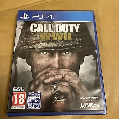 Sony PlayStation 4 PS4 Call Of Duty WW2 Same Day Dispatch Express DEL VGC • £5.99