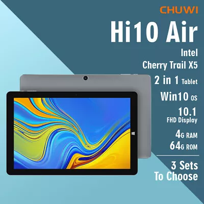 CHUWI Hi10 Air 10.1in FHD Intel X5-Z8350 Windwos10 OS 4GB RAM 64GB ROM Tablet PC • $80.99