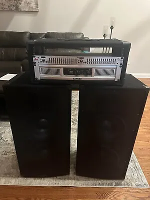 QSC Amp With EQ And Speakers • $600