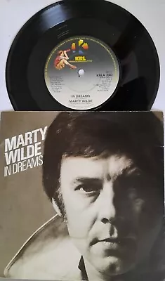 Marty Wilde-In Dreams/Hard To Find Easy To Lose 7  UK KRL Records P/S 1982 • £4.99