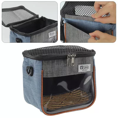 Breathable Traveling Pets Carrier Travel Rabbit Cage Hamster Carry Carrying Bags • £8.95