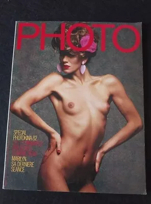 Photo Magazine European 1982 Mainly Nudes Imcludes Marilyn Monroe • $50