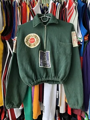 RARE 1970s MANCHESTER CITY TRAINING FOOTBALL JACKET VINTAGE TRACK JERSEY SIZE S • $334.99