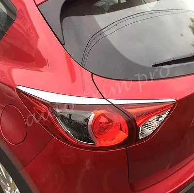 4PCS Chrome Rear Tail Light Lamp Cover Trim For Mazda CX-5 2012-2016 Accessories • $49.85