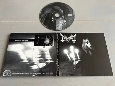 Mayhem - Live In Leipzig Org Digi Cd (avantgarde) 1996      Darkthronesatyricon • $29.99