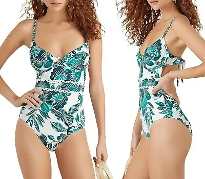 $89.95 • Buy ☀️New TIGERLILY Luana Cindy Size 10 C-D Underwire Lined Swimsuit Emerald RRP$230