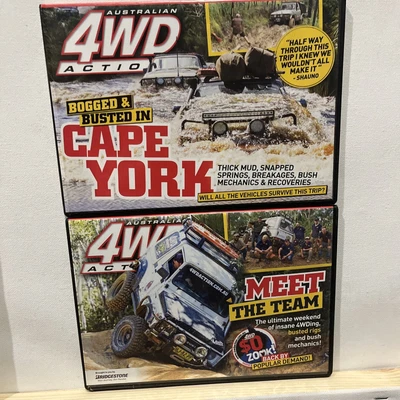 AUSTRALIAN 4WD ACTION: Meet The Team & Vape York Bogged And Busted In Dvd • $8.70