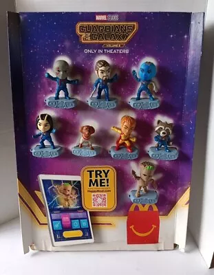 McDonald's Guardians Of The Galaxy 3 Happy Meal Toys Full Display Case Board • $30
