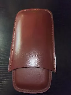 Peterson's High Grade Leather Three 3 Cigar Holder Carrying Case • $11.98