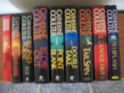 Catherine Coulter 3 Lot Of 9 Hard Cover Novels • $35.99