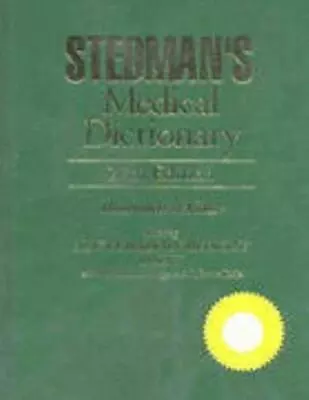 Stedman's Medical Dictionary [With CDROM] By Stedmans • $14.31