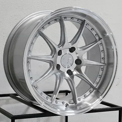 19x9.5 Aodhan DS07 DS7 5x114.3 22 Silver Machined Wheels Rims Set(4) 73.1 • $917.10