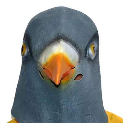 Animal Pigeon Head Mask Cosplay Masquerade Fancy Dress Up Carnival Party Props • $20.69