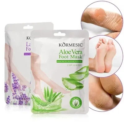 2p Peel Off Exfoliating Foot Mask Removes Dead Hard Skin Callus Socks Soft Feet  • £8