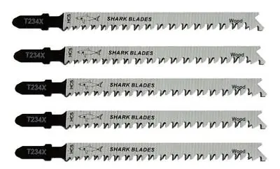 Jigsaw Blades T234X Clean Wood Cuts Fits Bosch Makita DeWalt B&D Shark Blades • £4.99