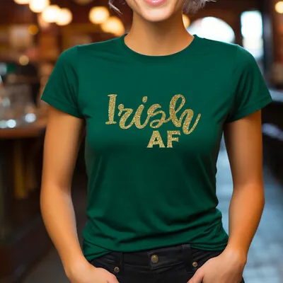 Ladies Irish Rugby T Shirt Aunt Sister Wife Girlfriend Ireland Mum Birthday Gift • £13.99