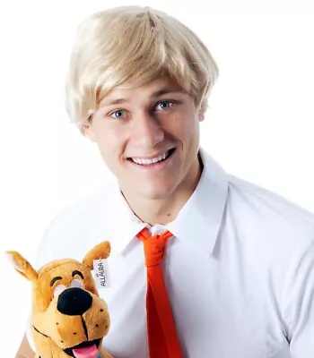 Blonde Short Men's Costume Wig (Fred Scooby Doo Ken Doll Barbie) - By Allaura • $24