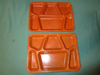 Two Vintage Mack Molding WWII Military Food Trays Dated 1945 • $25