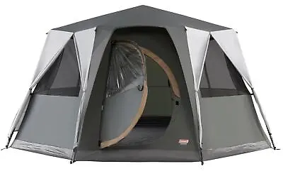 Coleman Cortes Octagon Tent 8 Person Grey Camping Outdoors Family  • £188.95