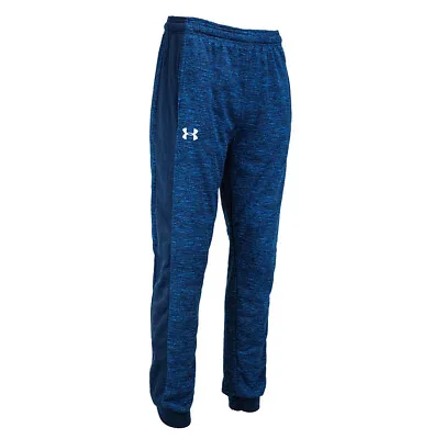 Men's Under Armour Gym Muscle Fleece Jogger Pants Sweatpants Royal Blue Medium • $30.95