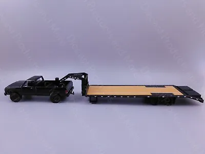 Greenlight LOOSE 1993 Black DODGE RAM 250 Crew Cab Pickup W/Gooseneck Trailer • $22.95