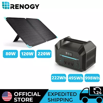 Renogy 220Wh 500Wh 1000Wh Solar Generator Power Station • $399.99