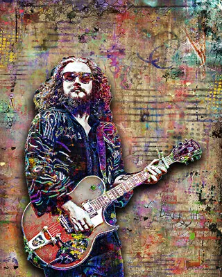 Jim James My Morning Jacket 8x10in Poster Jim James Print Tribute Free Shipping • $16.99