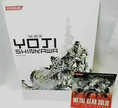 YOJI SHINKAWA Art Of Yoji Shinkawa Metal Gear Solid Booklet 2011 Ltd W / Sticker • $114