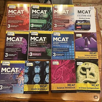 THE PRINCETON REVIEW: MCAT SUBJECT REVIEW Complete Set 2nd 3rd Edition Lot Cards • $35