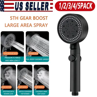 High-Pressure Shower Head Multi-Functional Hand Held Sprinkler With 5 Modes US • $5.98