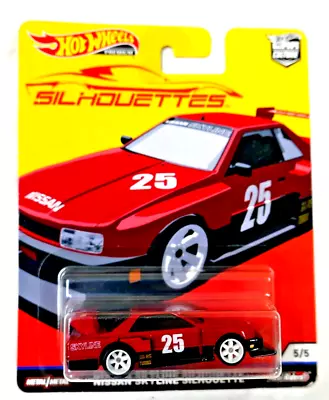 New! Hot Wheels  Silhouettes   Car Culture Red Nissan Skyline Real Riders 5/5 • $15