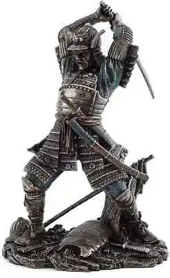 $93.90 • Buy Samurai Warrior In Battle Japanese Bronze Resin Statue Figurine