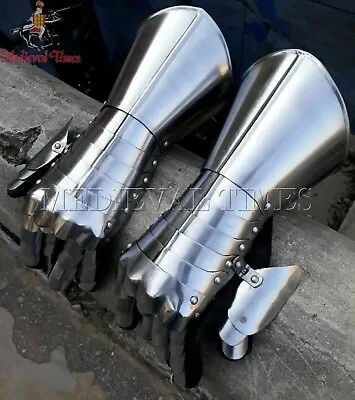 Medieval Knight Gauntlets Functional Armor Gloves Wearable Gloves Armor • $67.15