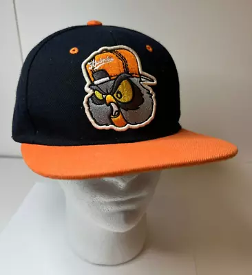 Akademiks Men's Owl Logo Embroidered Black/Orange Snapback Hat Cap One Size • $5.95