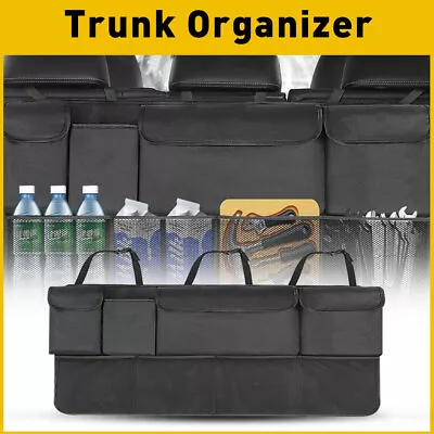 Car Cargo Organizer Trunk Net Hanging Back Storage Seat For SUV Organizer Bag • $18.99