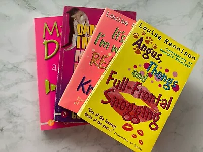 Louise Rennison Books Set Of 3 Plus Cathy Hopkins Book • £2.50