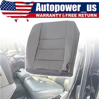 For 2002-2007 Ford F250 F350 Lariat Driver Bottom Leather Seat Cover Gray • $26.19